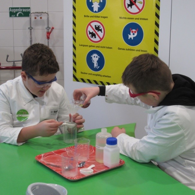 2019 im Kids Lab der BASF